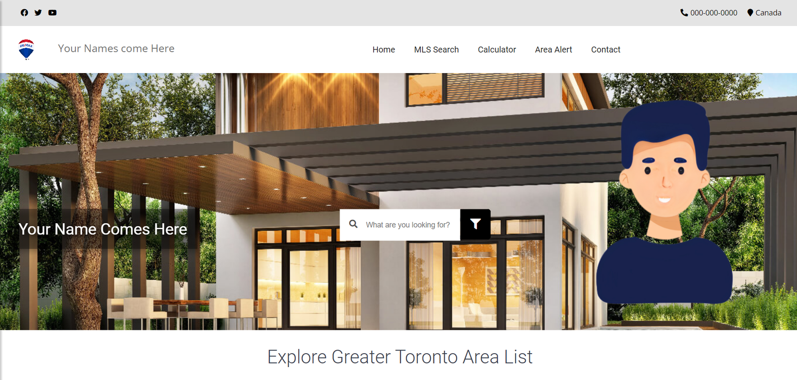 real estate website design services markham