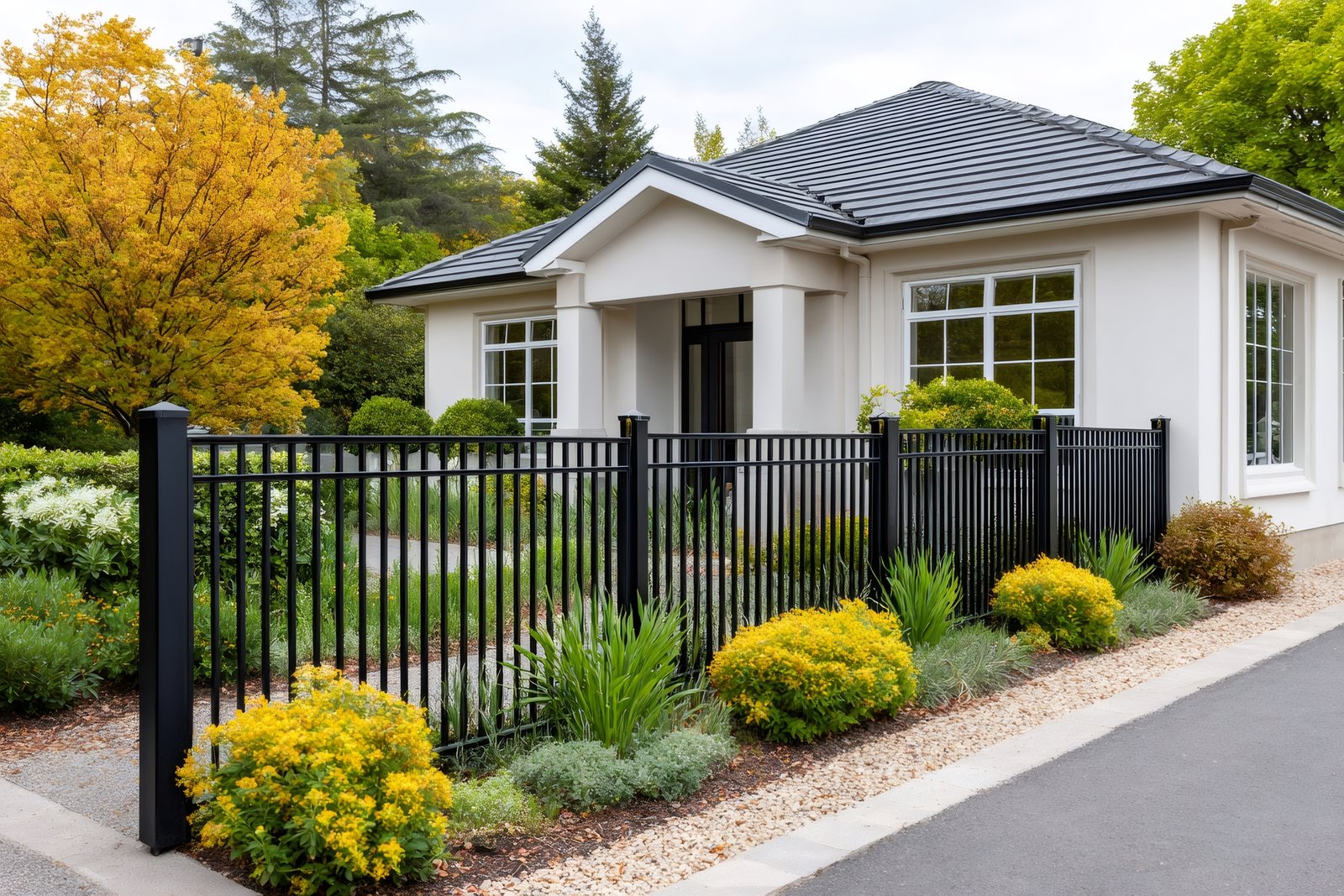 Open house sign with geo-fencing ad targeting illustration