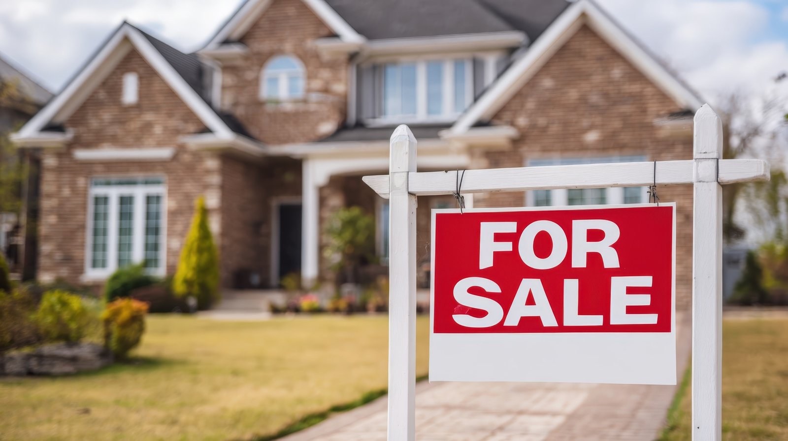 Realtor writing a compelling property listing description on laptop